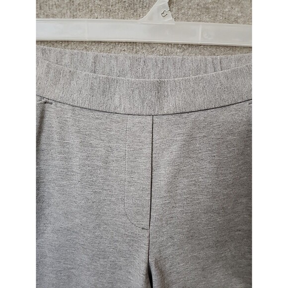 J Jill Ponte Knit Slim Leg Pants Womens M Beige Pull On Elastic Waist Stretch - Picture 3 of 8